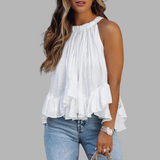 Karianne | Textured Ruffled Blouse