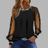 Nina | Elegant Glitter Knit Top