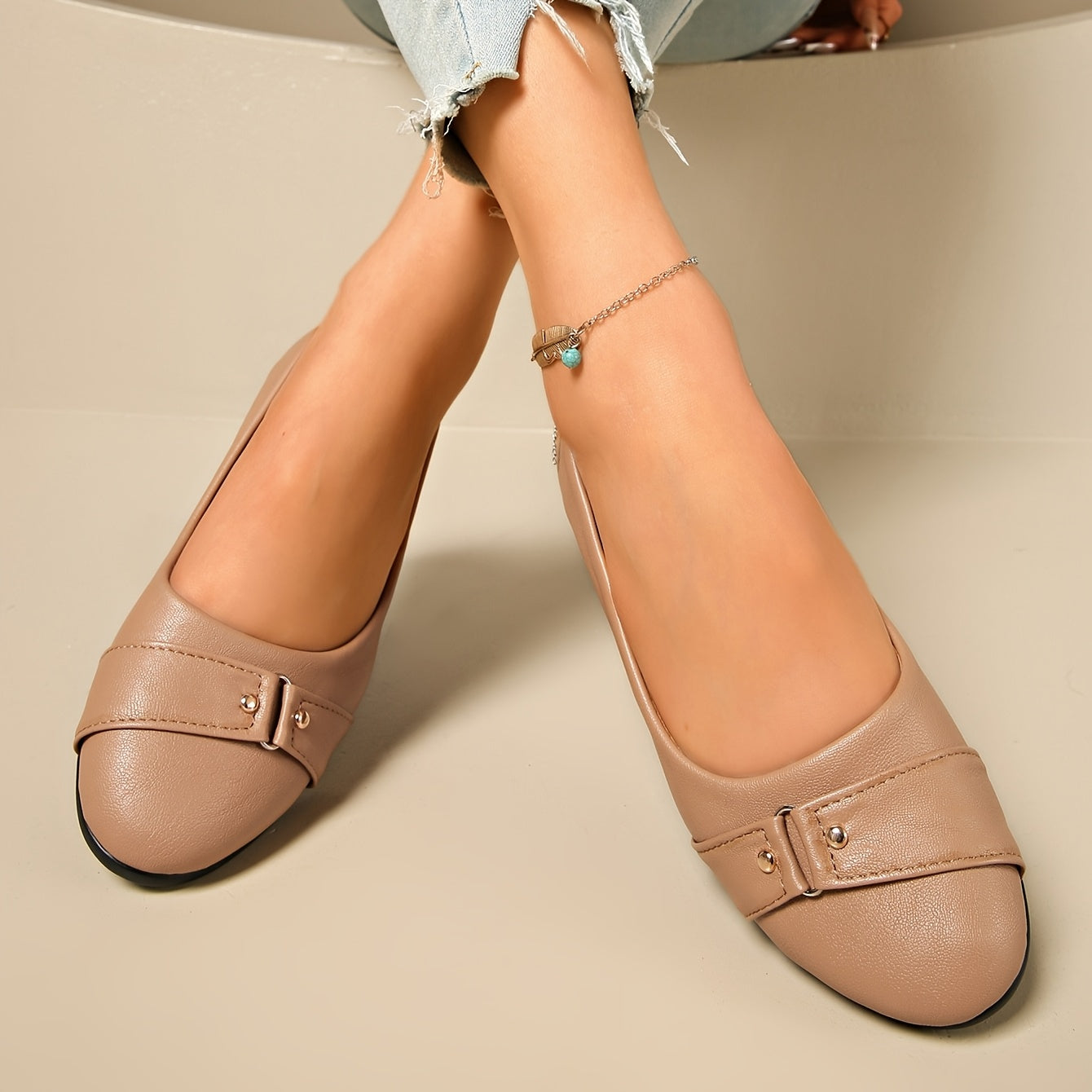 Aveline | Comfort Wedge Ballet Flats