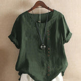 Bianca | Airy Blouse with Button Placket