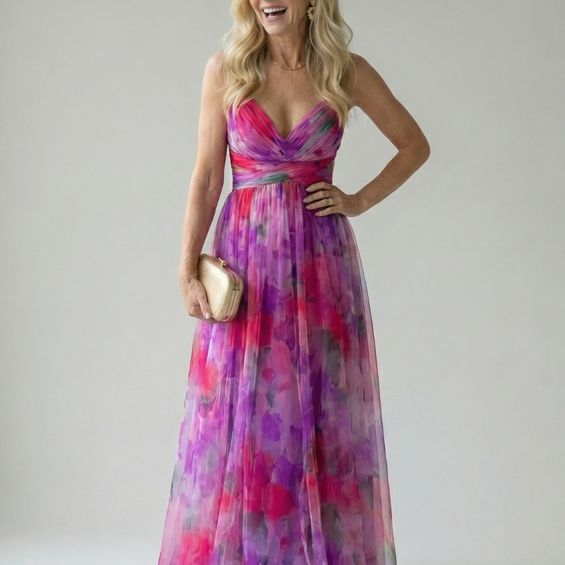 Isel | Soft Wrap Maxi Dress