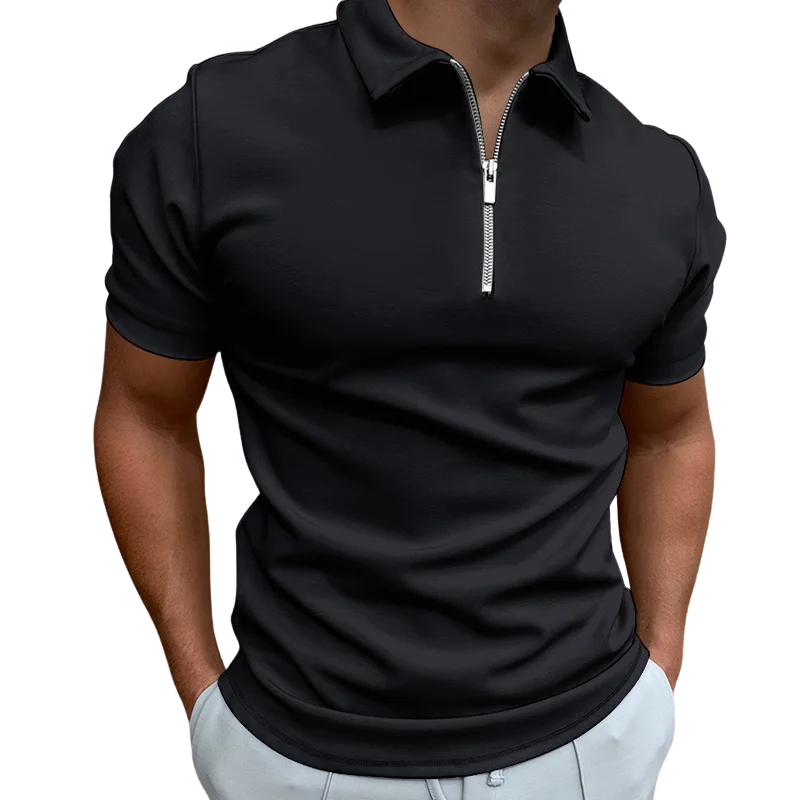 Max | Modern Polo with Half-Zip Top