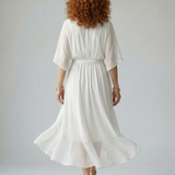Elric | Draped Midi Dress