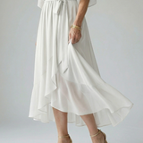 Elric | Draped Midi Dress