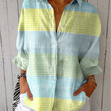 Sheila | Pastel Check Blouse