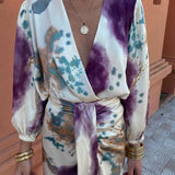 Lea | Satin Wrap Dress