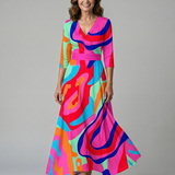 Celine | Wrap Midi Dress