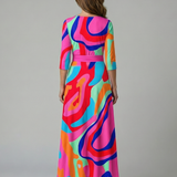 Celine | Midi Wrap Dress with Collar