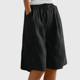 Ella | Loose-Fit Elastic Waist Shorts
