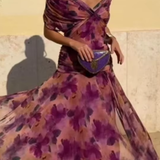 Christine | Long Floral Dress