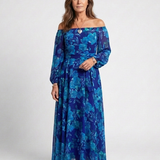 Aspen | Off-Shoulder Floral Maxi Dress