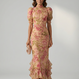 Vianne | Soft High Neck Maxi Dress