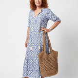 Nicole | Printed Flowing Midi Dress