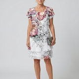 Kualani | Floral Knee-Length Dress