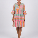 Maelle | Geometric Print Dress