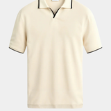 Pique | Custom Polo in with Contrasting Details Top