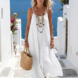 Keira | Flowing Natural Maxi Dress