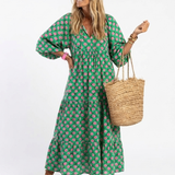 Fiora | Midi Dress with Floral Print