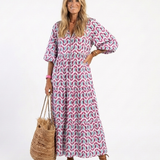 Mireya | Long Sleeve Midi Dress