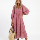 Isabelle | Geometric Midi Dress