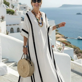 Elvienne | Short-Sleeve Maxi Dress