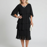 Margaux | Midi Ruffle Dress
