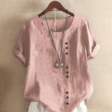 Bianca | Airy Blouse with Button Placket