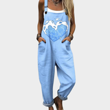 Olivia | Comfortable Printed Overall