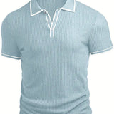 Hugo | Custom Structured Polo Mediterranean Elegance Top