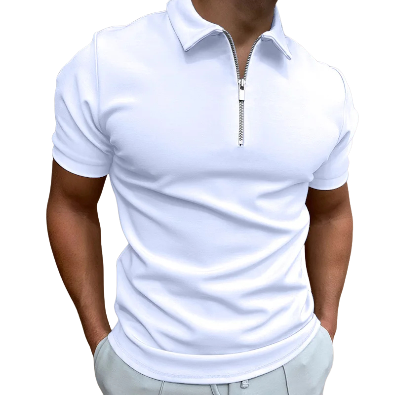 Max | Modern Polo with Half-Zip Top