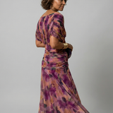 Calen | Casual Midi Dress with Off-Shoulder Sleeves