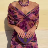Christine | Long Floral Dress