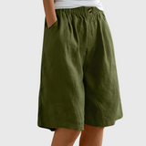 Ella | Loose-Fit Elastic Waist Shorts