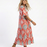 Martine | Printed Midi Dress