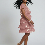 Hoku | Abstract Knee-Length Dress