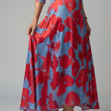 Celine | Midi Wrap Dress with Collar