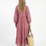 Isabelle | Geometric Midi Dress