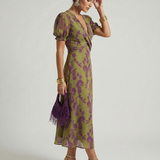 Ava | Relaxed Floral Midi Dress