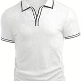 Hugo | Custom Structured Polo Mediterranean Elegance Top