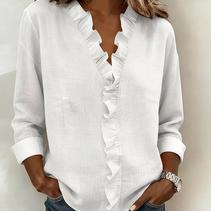 Susan | Ruffled Blouse