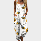 Ava | Comfortable Printed Overalls