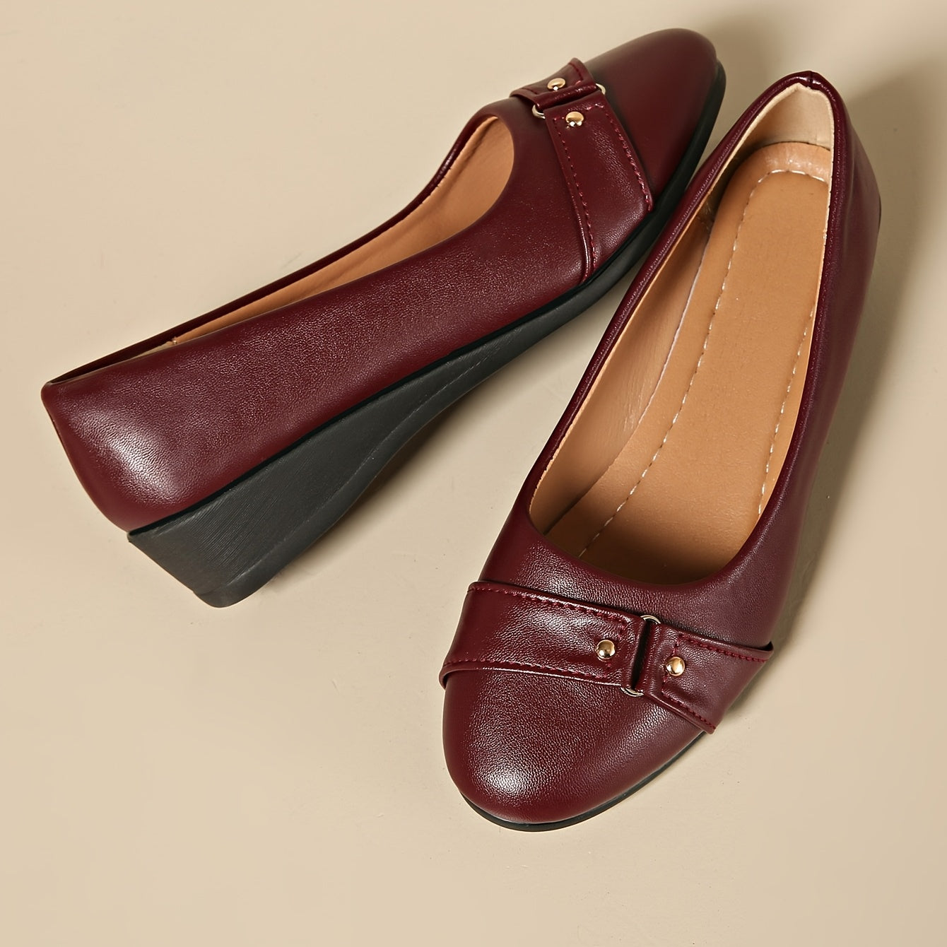 Aveline | Comfort Wedge Ballet Flats