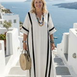 Elvienne | Short-Sleeve Maxi Dress