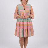 Maelle | Geometric Print Dress