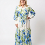 Nora | Floral Long Sleeve Maxi Dress