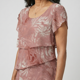 Aria | Knee-Length Dress with Soft Pattern