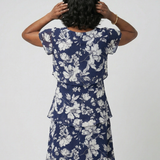 Thea | Floral Knee-Length Dress