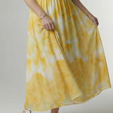 Charlotte | Gathered Halter Midi Dress