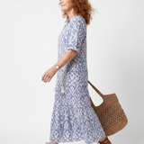 Nicole | Printed Flowing Midi Dress