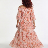 Rosalie | Floral Ruffled Maxi Dress
